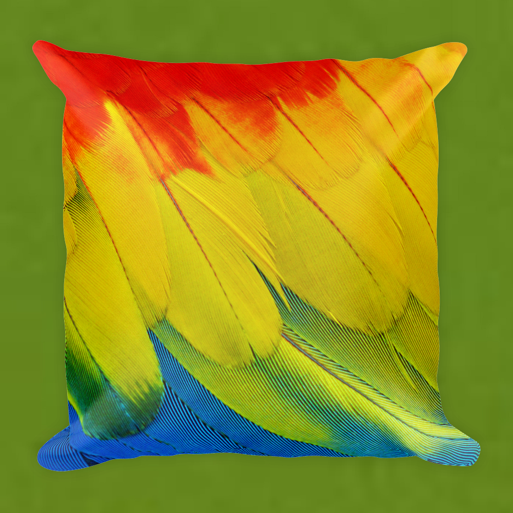 Square Pillow Case with Stuffing